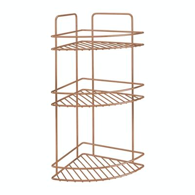 3 Tier Corner Serie REFLEX COPPER by Metaltex. Exclusive Polytherm® Copper coating