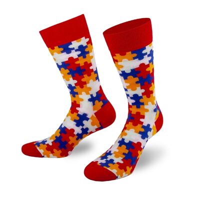 Puzzle socks from PATRON SOCKS - COMFORTABLE, STYLISH, UNIQUE!