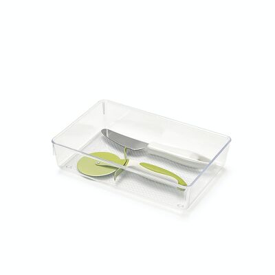 Organizer per cassetti trasparente Metaltex 15x23x5 cm N. 4