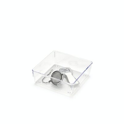 Metaltex transparenter Schubladen-Organizer 15x15x5 cm Nr. 3