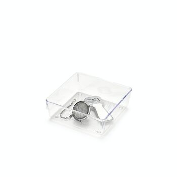 Organisateur de tiroir transparent Metaltex 15x15x5 cm n ° 3 1