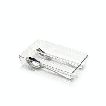 Organisateur de tiroir transparent Metaltex 15x23x5 cm n ° 2 1