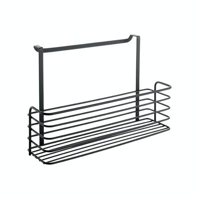 Long Basket GALILEO LAVA Series by Metaltex. Touch-Therm® finish Color Black