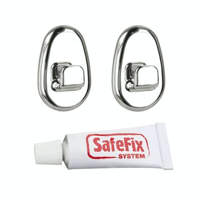 Metaltex Blister 2 hooks with Extra Strong Glue for hanging