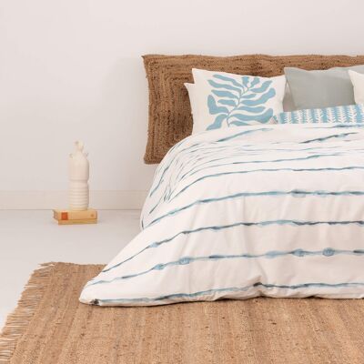 Vera 400 thread satin duvet cover