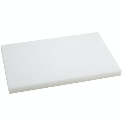 Metaltex - Professional Kitchen Table 60x40x2 White Color. Polyethylene