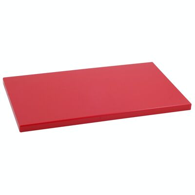 Metaltex - Tavolo Cucina Professionale 50x30x2 Colore Rosso. Polietilene