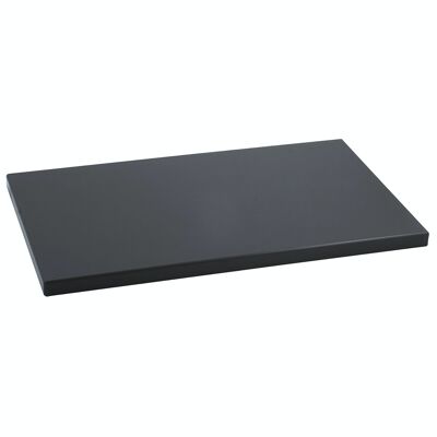 Metaltex - Professionelles Küchenbrett 50x30x2 Farbe Schwarz. Polyethylen