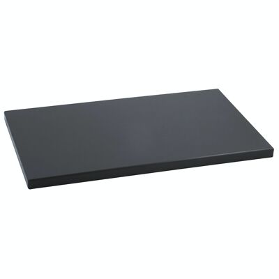 Metaltex - Tabla Profesional Cocina  50x30x2 Color Negro. Polietileno