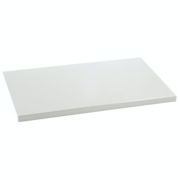 Metaltex - Table de Cuisine Professionnelle 50x30x2 Couleur Blanche. Polyéthylène