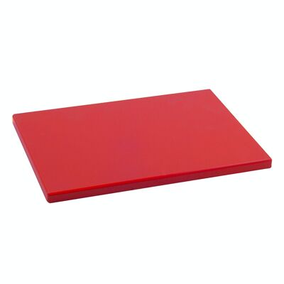 Metaltex - Tabla Profesional Cocina  33x23x1.5 Color Rojo. Polietileno
