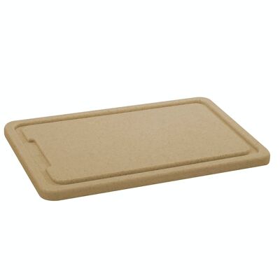 Metaltex Professional Kitchen Board with Groove 36x23x1.5 cm Sand Color. Polyethylene