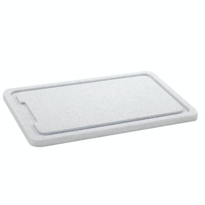 Metaltex Professional Kitchen Board with Groove 36x23x1.5 cm Granite Color. Polyethylene