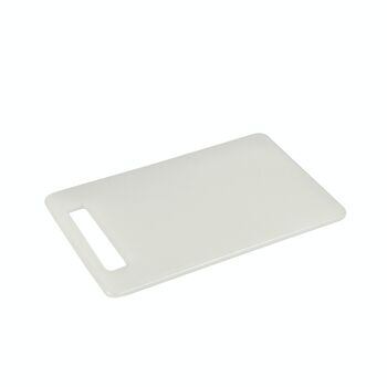 Planche à découper de cuisine Metaltex 15x25 en plastique blanc 1