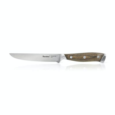 Table Knife HERITAGE Line by Metaltex with wooden handle and 12.5 cm one-piece blade