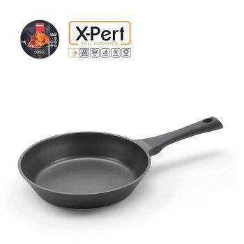 Metaltex Poêle à frire en fonte d'aluminium antiadhésive Ligne XPERT 26 cm Sans PFOA ni BPA 5