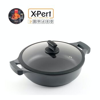 Metaltex Low Line Casserole Antiadhésive XPERT 30 cm 5.1l 4