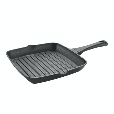 Metaltex Roaster with Grill Cast Aluminum Line XPERT Non-stick 28x28 cm Free of PFOA and BPA