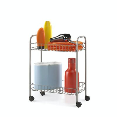 Multipurpose Trolley 2 Shelves MADRID by Metaltex