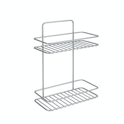 2 Tier Shelf REFLEX Series by Metaltex. Polytherm® Finish Color Silver