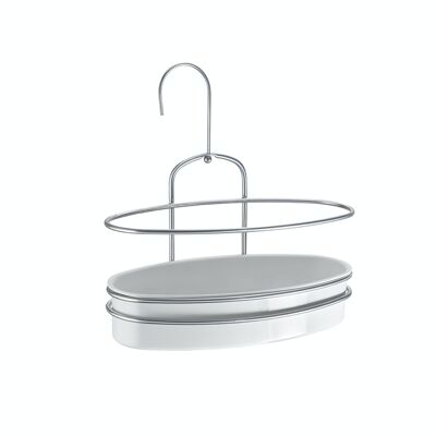Shower Soap Dish 1 Basket ORBIT Series by Metaltex. Exclusive Chrometherm® coating