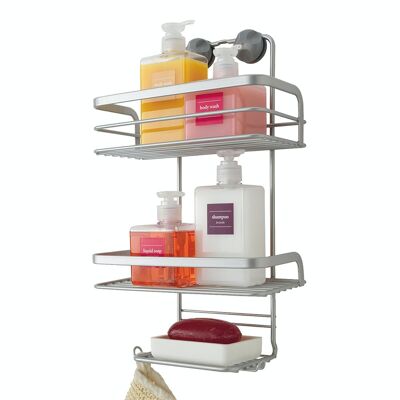 Metaltex VIVA Series Shower Soap Dish. Polytherm® Finish Color Silver