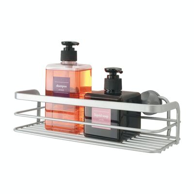 Bathroom Shelf 1 Level VIVA Series by Metaltex. Polytherm® Finish Color Silver