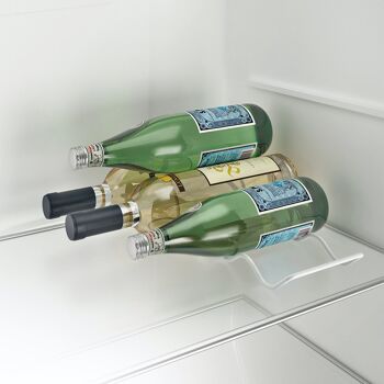 Metaltex Réfrigérateur Organisateur 10 bouteilles OLA-10. Couleur blanche 4