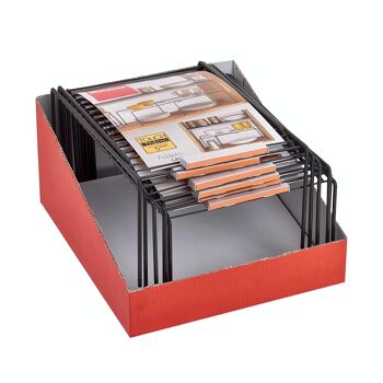 Etagère Extensible Série ADAPTO LAVA de Metaltex. Finition Touch-Therm® Couleur Noir 5