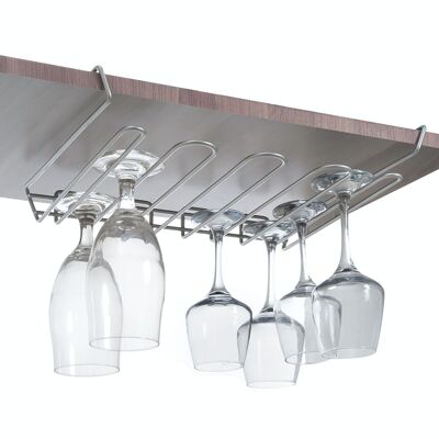 Metaltex MY CRISTAL Cintre pour tasses. Finition Polytherm® Couleur Argent