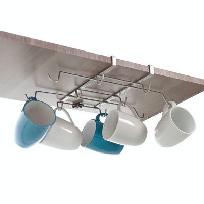 Metaltex SPIDER MUG hanger Capacity 10 cups or mugs. Polytherm® Finish Color Silver