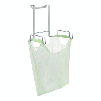 Waste Bag Hanger GALILEO Series by Metaltex. Polytherm® Finish Color Silver