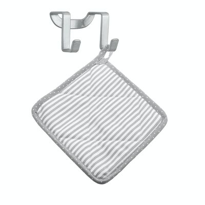 Metaltex GALILEO Series Double Hanger. Polytherm® Finish Color Silver