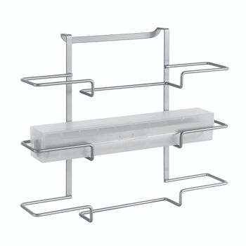 Triple Roll Hanger Série GALILEO de Metaltex. Finition Polytherm® Couleur Argent 1