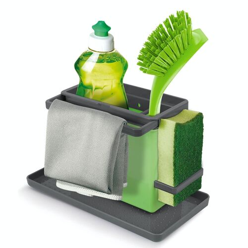 Organizador Fregadero TIDYTEX GREEN de Metaltex