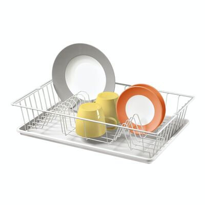 Dish Drainer with Tray GERMATEX by Metaltex 50x32x12 cm