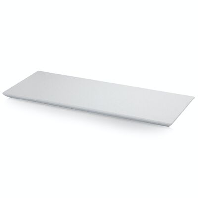 Professional Kitchen Beveled Table CUT&SERVER Line of Metaltex 50x20x1.5 Granite Color. Polyethylene