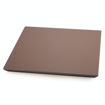 Abgeschrägter Profi-Küchentisch Linie CUT&SERVER aus Metaltex 40x40x1,5 Braune Farbe. Polyethylen