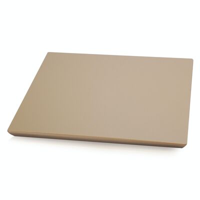 Professional Kitchen Beveled Table CUT&SERVER Line of Metaltex 40x40x1.5 Beige Color. Polyethylene