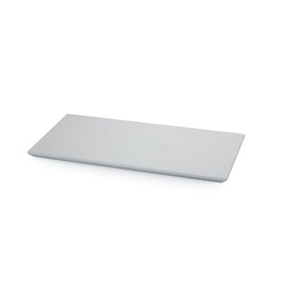Professional Kitchen Beveled Table CUT&SERVER Line of Metaltex 40x20x1.5 Granite Color. Polyethylene