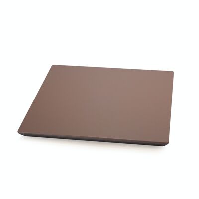 Professional Kitchen Beveled Table CUT&SERVER Line of Metaltex 30x30x1.5 Brown Color. Polyethylene