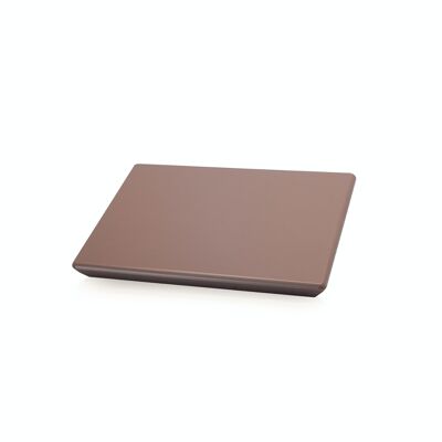 Professional Kitchen Beveled Table CUT&SERVER Line of Metaltex 20x20x1.5 Brown Color. Polyethylene