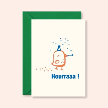 Carte postale Hourraaa ! 1