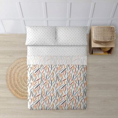 Ensemble de draps 100 % coton Zuri