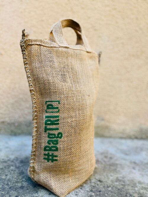 Sacco per raccolta differenziata naturale verde 20 litri