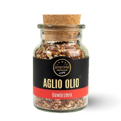 Condimento Premium Aglio e Olio – Aglio, Peperoncino e Prezzemolo (vasetto da 85g)