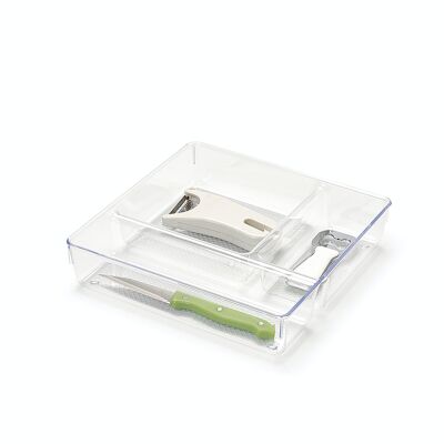 Metaltex Transparent Drawer Organizer 23x23x5 cm No. 1