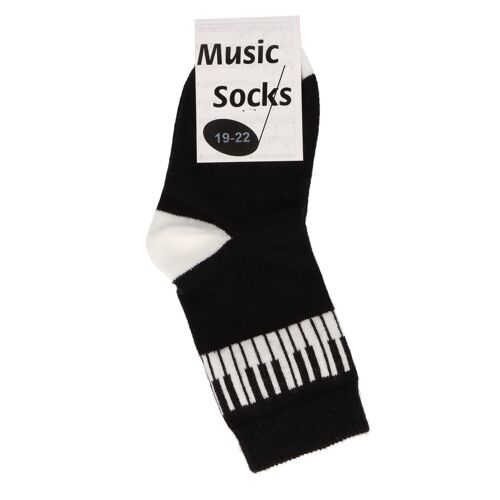 Babysöckchen Tastatur, Musik-Socken - Größe: 19/22