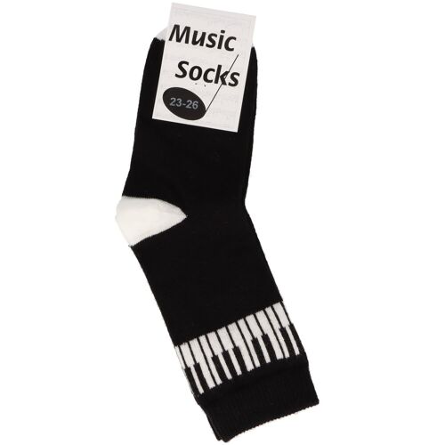 Babysöckchen Tastatur, Musik-Socken - Größe: 23/26