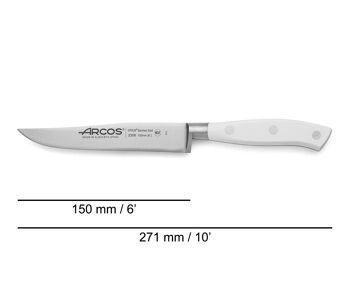 Couteau de cuisine Riviera Blanc 2
